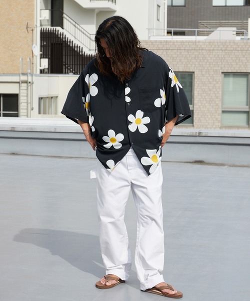 DAN RIVER(ダンリバー )の「DAN RIVER/ダンリバー PRINTED BOX SHIRT ドレープ ボックスシャツ メンズ レディース ユニセックス 秋 秋服 2026年秋冬(シャツ/ブラウス・メンズ・ブラック/ブラック系1/ブラック系2・M/S/L)」の11枚目の写真