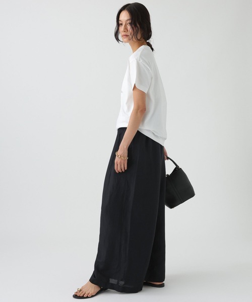 She is-.(シーイズ)の「【SHE is-.】<別注>フロントロゴT(Tシャツ/カットソー・レディース・モカ/ホワイト・フリー)」の9枚目の写真