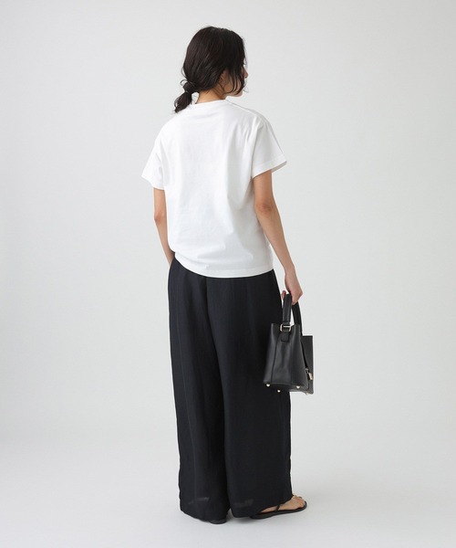 She is-.(シーイズ)の「【SHE is-.】<別注>フロントロゴT(Tシャツ/カットソー・レディース・モカ/ホワイト・フリー)」の10枚目の写真