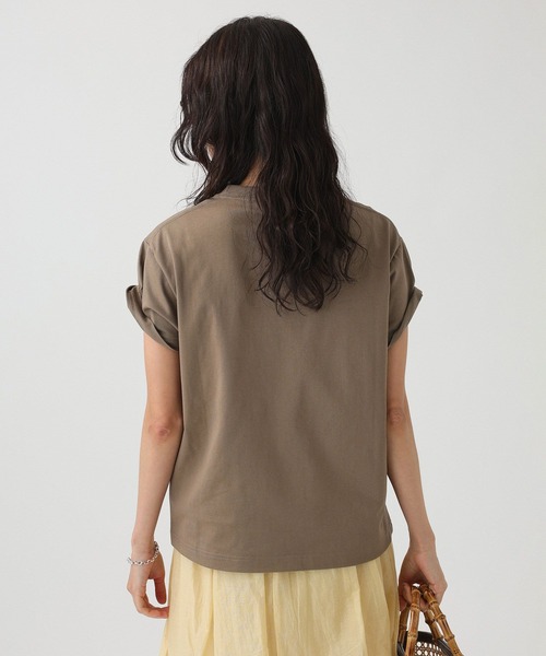 She is-.(シーイズ)の「【SHE is-.】<別注>フロントロゴT(Tシャツ/カットソー・レディース・モカ/ホワイト・フリー)」の14枚目の写真