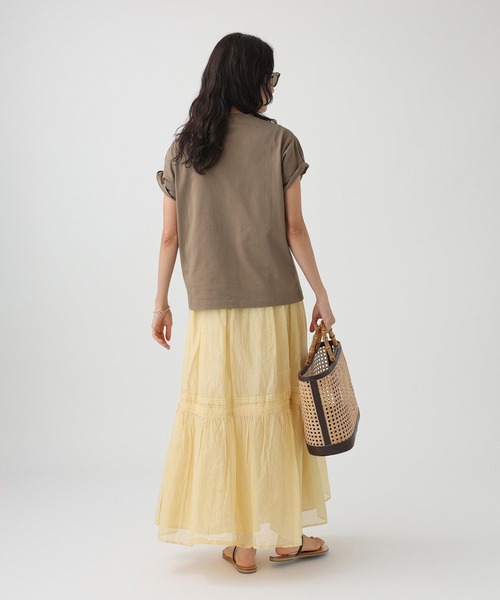 She is-.(シーイズ)の「【SHE is-.】<別注>フロントロゴT(Tシャツ/カットソー・レディース・モカ/ホワイト・フリー)」の18枚目の写真