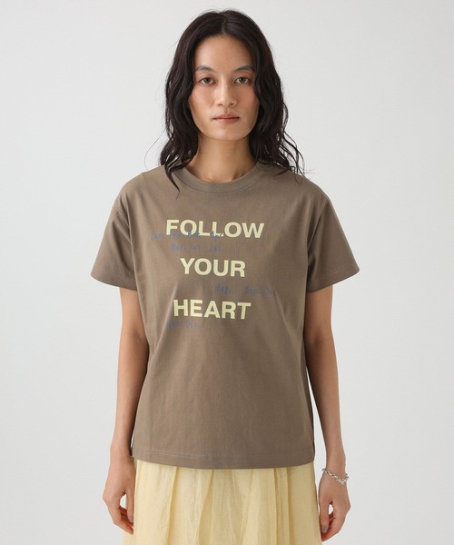 She is-.(シーイズ)の「【SHE is-.】<別注>フロントロゴT(Tシャツ/カットソー・レディース・モカ/ホワイト・フリー)」の19枚目の写真