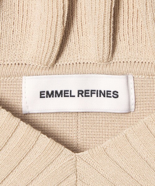 EMMEL REFINES(エメルリファインズ)の「<EMMEL REFINES>EM レーストリミング ミニワンピース(ワンピース・レディース・ブラック/ベージュ・FREE)」の12枚目の写真