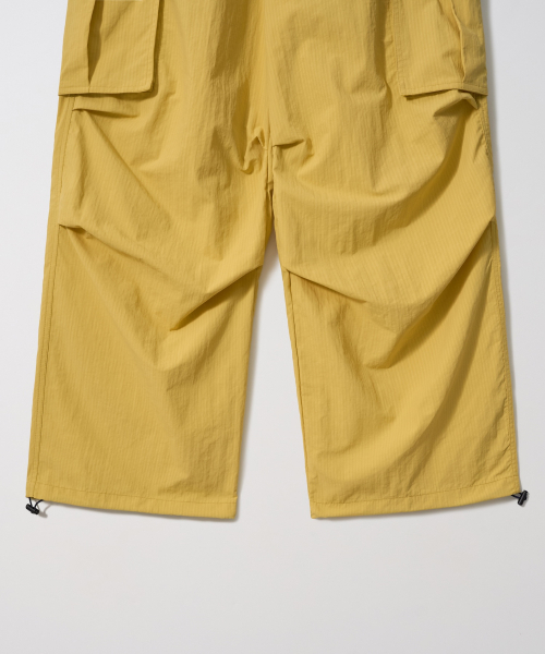 GARMENTS FAB（ガーメンツファブ）の「8 Buttons Parachute Nylon Pants (YELLOW)（スウェットパンツ・レディース・その他・LARGE/MEDIUM）」の5枚目の写真