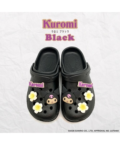 VIBGYOR(ヴィブジョー)の「【Sanrio】KT EVAサンダル 日焼け SA1153(MA)(サンダル・レディース・ホワイト/ブラック/パープル・M/L/S)」の2枚目の写真