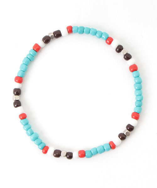 GLOBAL WORK（グローバルワーク）の「コンビブレスレット/712799（ブレスレット・メンズ・レッド/ホワイト/ブラック/ライトブルー・FREE）」の10枚目の写真