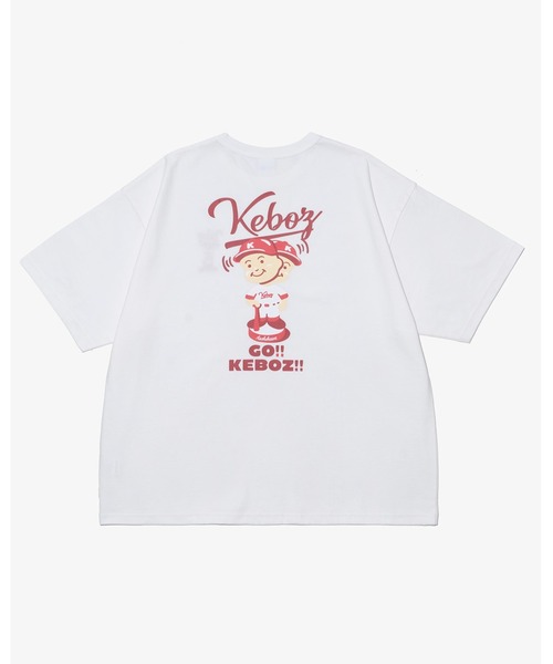 KEBOZ(ケボズ)の「GBH S/S TEE(Tシャツ/カットソー・メンズ・ホワイト/オレンジ・M/L/XL)」の1枚目の写真