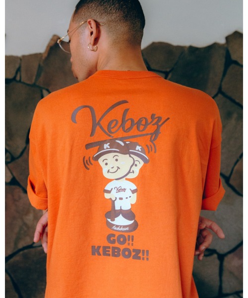 KEBOZ(ケボズ)の「GBH S/S TEE(Tシャツ/カットソー・メンズ・ホワイト/オレンジ・M/L/XL)」の2枚目の写真