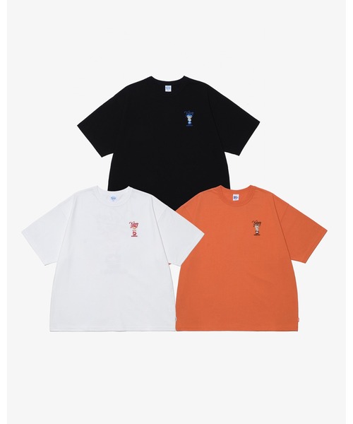 KEBOZ(ケボズ)の「GBH S/S TEE(Tシャツ/カットソー・メンズ・ホワイト/オレンジ・M/L/XL)」の6枚目の写真