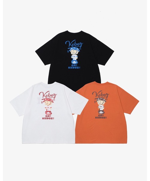 KEBOZ(ケボズ)の「GBH S/S TEE(Tシャツ/カットソー・メンズ・ホワイト/オレンジ・M/L/XL)」の5枚目の写真