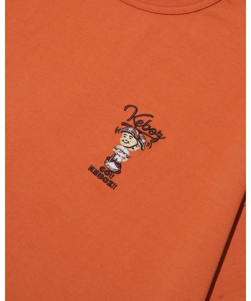 KEBOZ(ケボズ)の「GBH S/S TEE(Tシャツ/カットソー・メンズ・ホワイト/オレンジ・M/L/XL)」の3枚目の写真