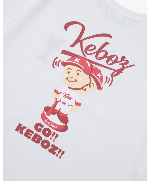 KEBOZ(ケボズ)の「GBH S/S TEE(Tシャツ/カットソー・メンズ・ホワイト/オレンジ・M/L/XL)」の8枚目の写真