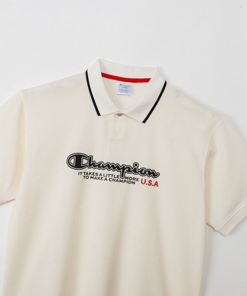 Champion Golf（チャンピオンゴルフ）の「【Champion/チャンピオン】メンズ GOLF ショートスリーブポロシャツ（ポロシャツ・メンズ・オフホワイト/ブラック/ネイビー・LARGE/MEDIUM/X-LARGE）」の18枚目の写真