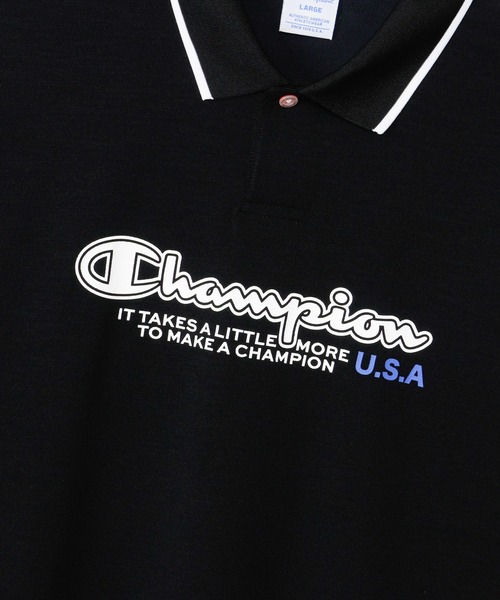 Champion Golf（チャンピオンゴルフ）の「【Champion/チャンピオン】メンズ GOLF ショートスリーブポロシャツ（ポロシャツ・メンズ・オフホワイト/ブラック/ネイビー・LARGE/MEDIUM/X-LARGE）」の22枚目の写真