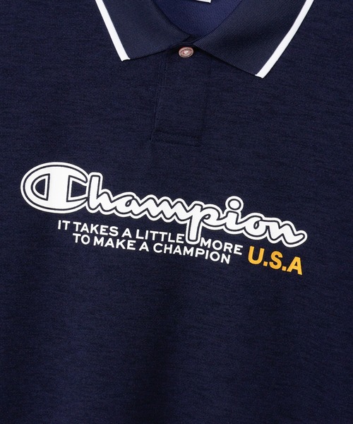 Champion Golf（チャンピオンゴルフ）の「【Champion/チャンピオン】メンズ GOLF ショートスリーブポロシャツ（ポロシャツ・メンズ・オフホワイト/ブラック/ネイビー・LARGE/MEDIUM/X-LARGE）」の12枚目の写真