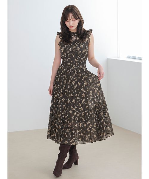 SNIDEL(スナイデル)の「【販路限定サイズあり】Sustainableフリルワンピース(ワンピース・レディース・ミント/アイボリー/ライトブルー/ブラウン・2/00/1/0)」の9枚目の写真