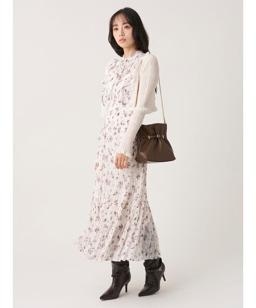 SNIDEL(スナイデル)の「【販路限定サイズあり】Sustainableフリルワンピース(ワンピース・レディース・ミント/アイボリー/ライトブルー/ブラウン・2/00/1/0)」の20枚目の写真