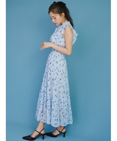 SNIDEL(スナイデル)の「【販路限定サイズあり】Sustainableフリルワンピース(ワンピース・レディース・ミント/アイボリー/ライトブルー/ブラウン・2/00/1/0)」の6枚目の写真