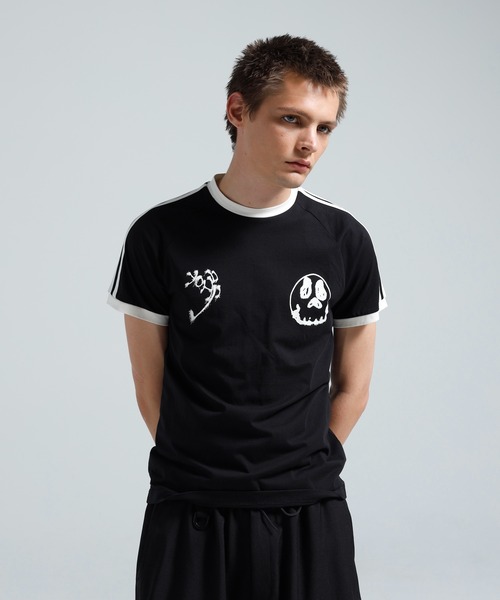 Y-3(ワイスリー)の「Y-3 CHITO GRAPHIC CALI TEE(Tシャツ/カットソー・メンズ・ブラック・X-LARGE/XX-LARGE/XX-SMALL/X-SMALL/SMALL/MEDIUM/LARGE)」の3枚目の写真