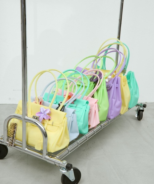 Rohwel(ローウェル)の「Smooth Jelly Bag / スムースジェリーバッグ(トートバッグ・レディース・ブルー/イエロー/ミント/ピンク/ブルー系その他・FREE)」の7枚目の写真