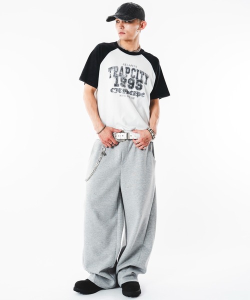 SHORT ROUND(ショートラウンド)の「SHORT ROUND/ブリーチラグラングラフィックT(Tシャツ/カットソー・メンズ・ブラック系その他/その他1・LARGE/MEDIUM)」の7枚目の写真