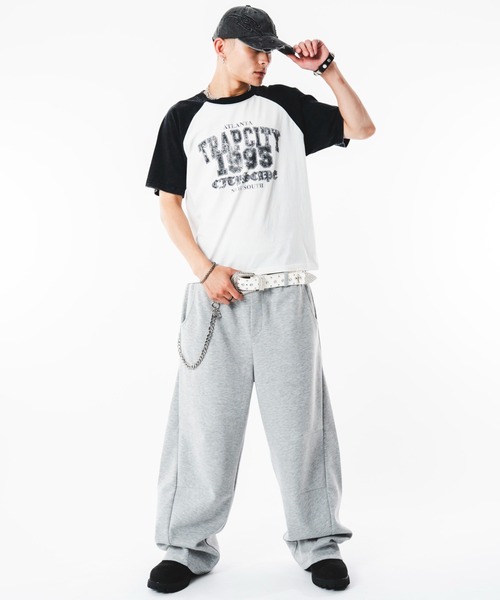 SHORT ROUND(ショートラウンド)の「SHORT ROUND/ブリーチラグラングラフィックT(Tシャツ/カットソー・メンズ・ブラック系その他/その他1・LARGE/MEDIUM)」の16枚目の写真