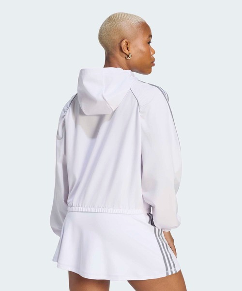 adidas(アディダス)の「アディダス オリジナルス スポーツ カバーアップジャケット / ハーフジップ / アディダス adidas(スウェット・レディース・パープル・XX-LARGE/LARGE/MEDIUM/SMALL/X-LARGE)」の9枚目の写真