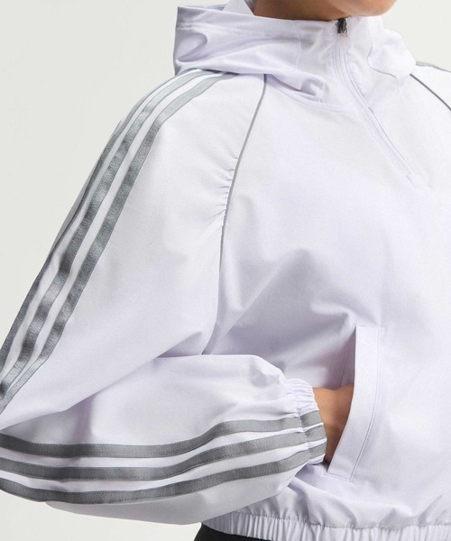 adidas(アディダス)の「アディダス オリジナルス スポーツ カバーアップジャケット / ハーフジップ / アディダス adidas(スウェット・レディース・パープル・XX-LARGE/LARGE/MEDIUM/SMALL/X-LARGE)」の6枚目の写真
