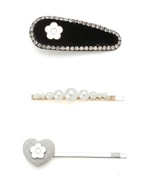 Logo satin ribbon fur chouchou(eme10630)（シュシュ）｜M me eme