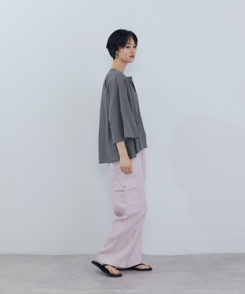 ADIEU TRISTESSE(アデュートリステス)の「フレアーシルエットブラウス(シャツ/ブラウス・レディース・ブルー系その他/ブラック系その他/ベージュ系その他・38)」の11枚目の写真