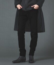5351 POUR LES HOMMES | ナイフチョップアップ テーパード スキニーデニム(その他パンツ)