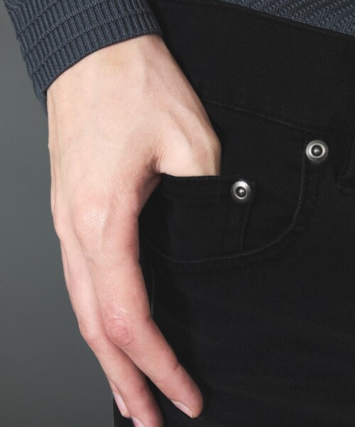 5351 POUR LES HOMMES(ゴーサンゴーイチプールオム)の「ナイフチョップアップ テーパード スキニーデニム(その他パンツ・メンズ・インディゴブルー/ブラック・44/50/46/48)」の6枚目の写真