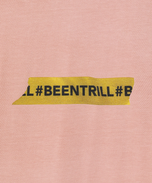 BEENTRILL(ビントリル)の「ヴィンテージテーピングワンポイントダイング半袖Tシャツ(ディープピンク)(Tシャツ/カットソー・レディース・その他・SMALL/MEDIUM/LARGE/X-LARGE)」の3枚目の写真