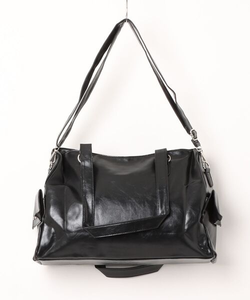 MASHIRO(マシロ)の「【MASHIRO】Y2Kベルトデザイン 3WAYショルダーバッグ(MA/EK640)(ショルダーバッグ・レディース・ブラック・FREE)」の9枚目の写真