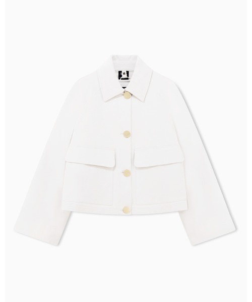 ARMANI EXCHANGE(アルマーニエクスチェンジ)の「【A|X アルマーニ エクスチェンジ】中綿ベスト付き ツイルジャケット(ブルゾン・レディース・ホワイト・LARGE/MEDIUM/SMALL/X-LARGE/X-SMALL)」の5枚目の写真