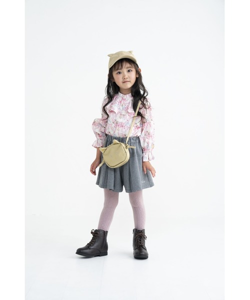 nino（ニノ）の「リボンプリントブラウス（シャツ/ブラウス・キッズ・ピンク・130cm/140cm/150cm）」の4枚目の写真