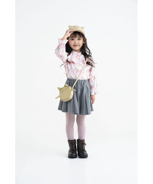 nino（ニノ）の「リボンプリントブラウス（シャツ/ブラウス・キッズ・ピンク・130cm/140cm/150cm）」の5枚目の写真
