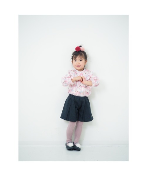 nino（ニノ）の「リボンプリントブラウス（シャツ/ブラウス・キッズ・ピンク・130cm/140cm/150cm）」の8枚目の写真