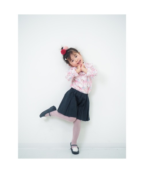 nino（ニノ）の「リボンプリントブラウス（シャツ/ブラウス・キッズ・ピンク・130cm/140cm/150cm）」の9枚目の写真