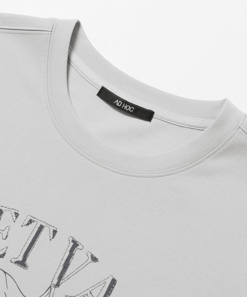 ADHOC(アドホック)の「男性マルチアートワークベーシック半袖Tシャツ (ベージュ) (HC4STA1)(Tシャツ/カットソー・メンズ・その他・105/100)」の4枚目の写真