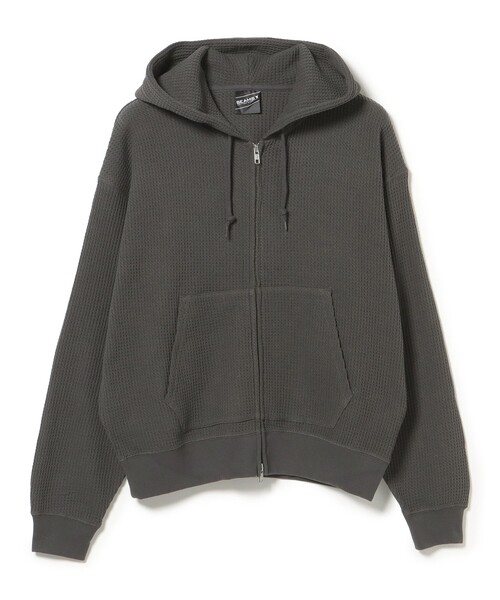 BEAMS T / Waffle Full Zip Hoodie（パーカー）｜BEAMS T（ビームス