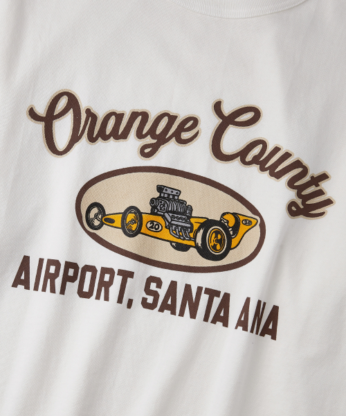 OUTSTANDING(アウトスタンディング)の「MOT SERIES LONG SLEEVE(ORANGE COUNTY)_OFF WHITE(Tシャツ/カットソー・メンズ・その他・MEDIUM/LARGE/X-LARGE)」の4枚目の写真