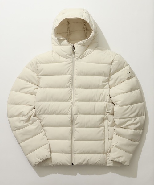 Calvin Klein(カルバン・クライン)の「【Calvin Klein/カルバンクライン】EZRA LIGHT STRETCH MESH/フーデッド パテッドジャケット(ブルゾン・メンズ・ホワイト系/ブラック/グレー系/ブルー系・S/M/L/XL)」の1枚目の写真