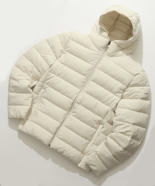 Calvin Klein(カルバン・クライン)の「【Calvin Klein/カルバンクライン】EZRA LIGHT STRETCH MESH/フーデッド パテッドジャケット(ブルゾン・メンズ・ホワイト系/ブラック/グレー系/ブルー系・S/M/L/XL)」の6枚目の写真