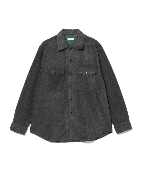 BRILLA per il gusto(ブリッラペルイルグースト)の「SMITH'S AMERICAN / フリース シャツジャケット(ブルゾン・メンズ・ネイビー/グレー・M/S/L/XL)」の7枚目の写真