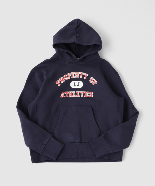 WISM(ウィズム)の「Liju / リジュ Gallery LJ ATHLETICS HOODIE(パーカー・メンズ・ダークブルー・MEDIUM/LARGE)」の1枚目の写真