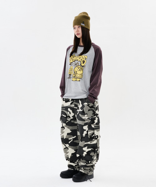 WKNDRS(ウィーキャンドース)の「BOMB RAGLAN LS Tシャツ (ブラウン)(Tシャツ/カットソー・レディース・その他・SMALL/MEDIUM/LARGE/X-LARGE)」の8枚目の写真