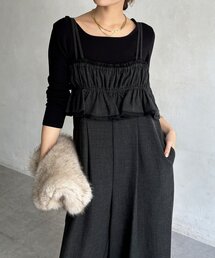 【WEB限定】ギャザーサロペット