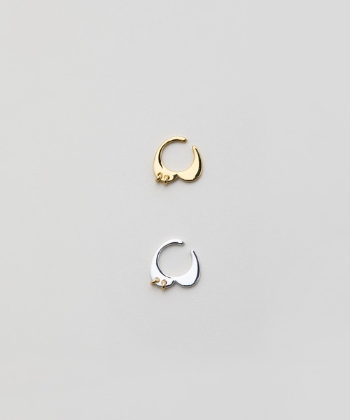 LAPUIS(ラピュイ)の「LAPUIS(ラピュイ)Plate heart ear cuff(イヤーカフ・レディース・ゴールド/マルチ・FREE)」の9枚目の写真