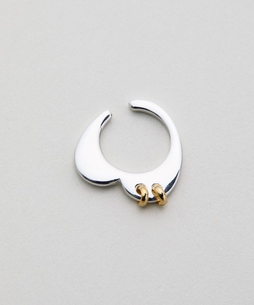 LAPUIS(ラピュイ)の「LAPUIS(ラピュイ)Plate heart ear cuff(イヤーカフ・レディース・ゴールド/マルチ・FREE)」の14枚目の写真